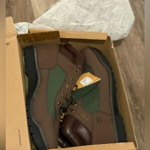Timberland Men's Brown and Green Outdoor Boots